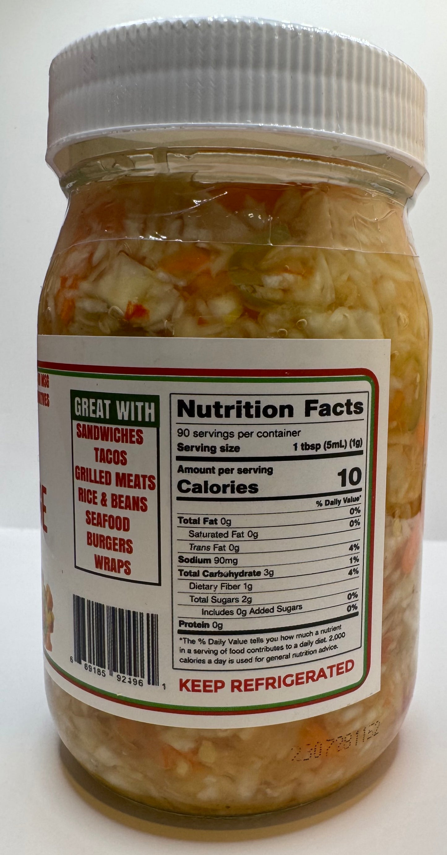 Pickled Cabbage Slaw (SPICY) PIKLIZ