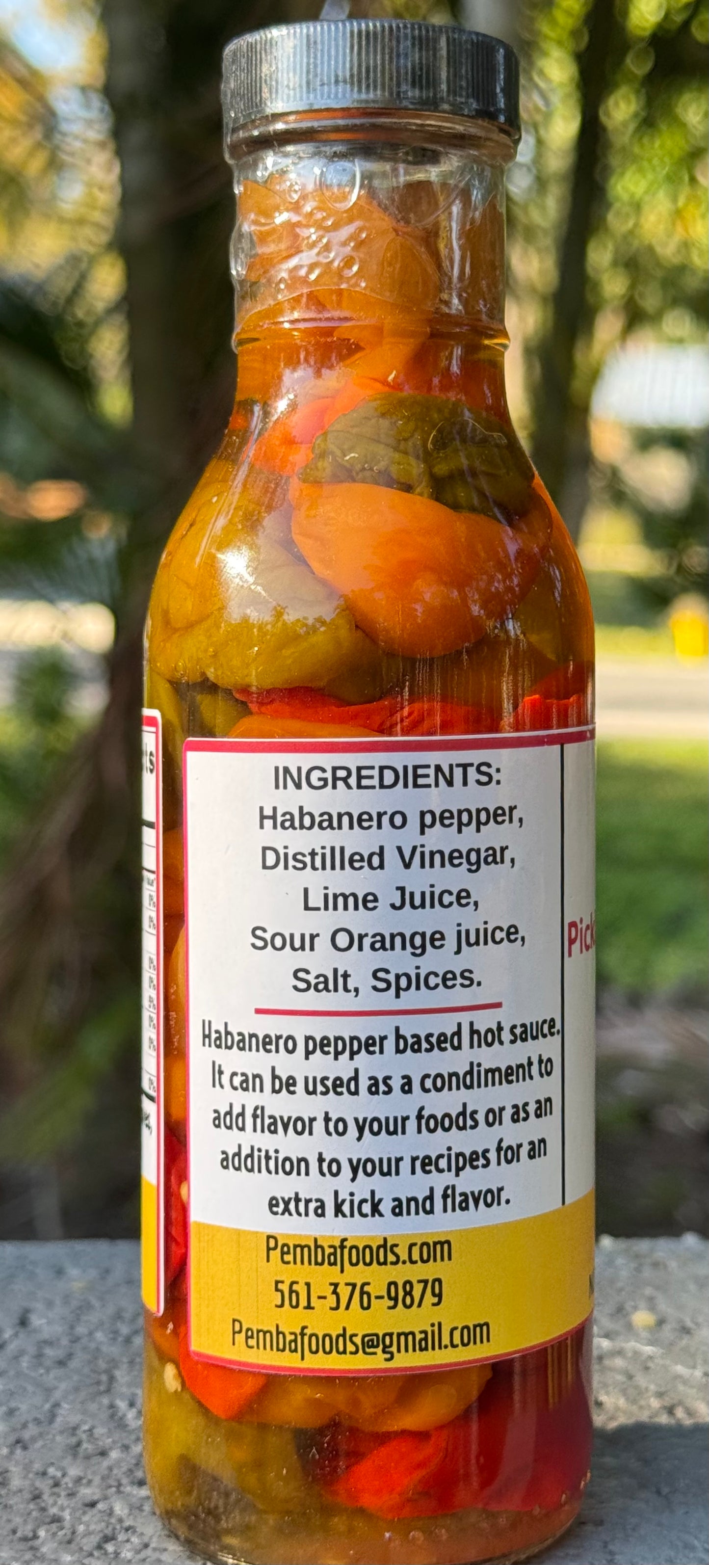 Pickled Habanero peppers (CONFIT)