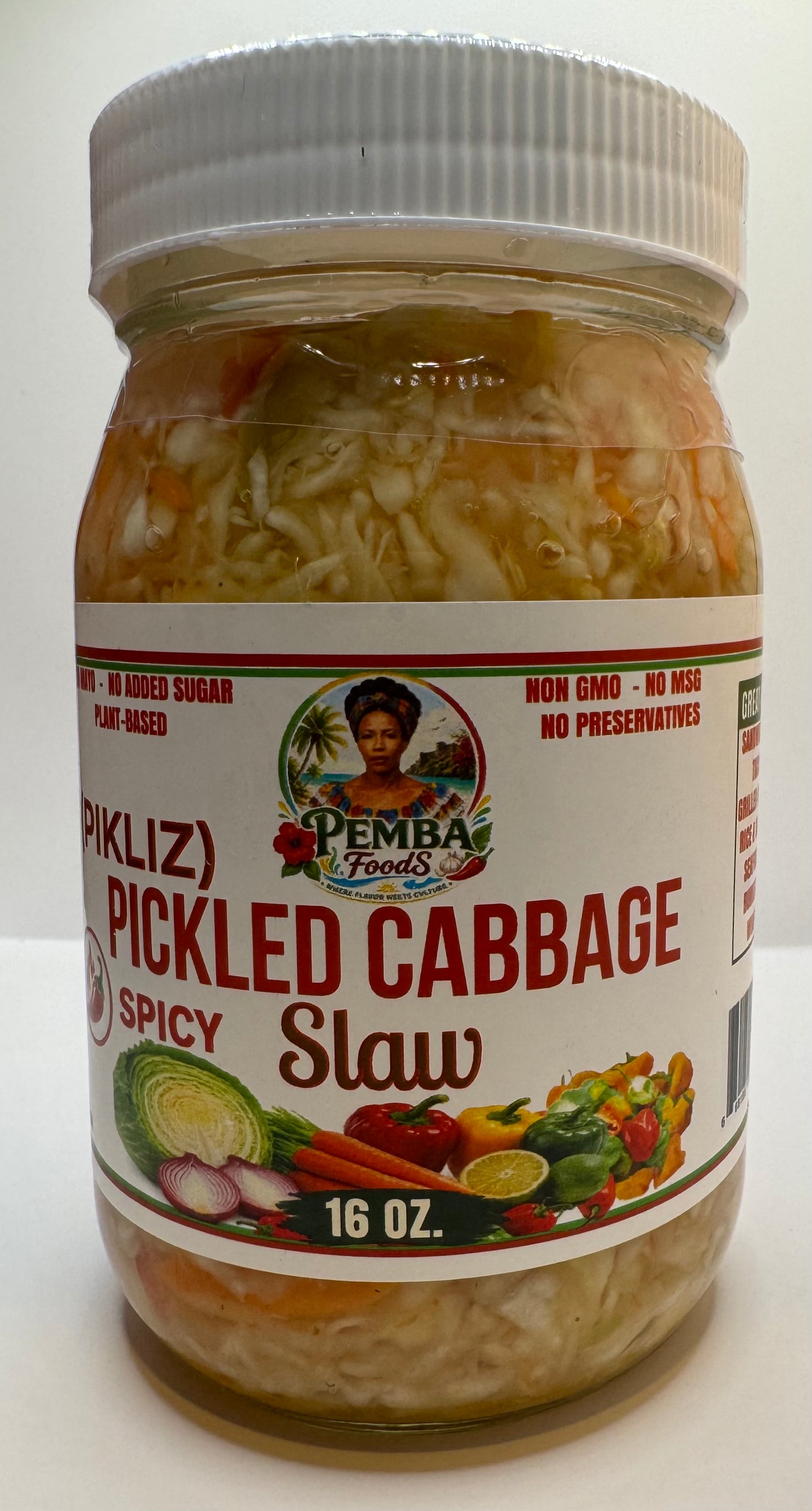Pickled Cabbage Slaw (SPICY) PIKLIZ