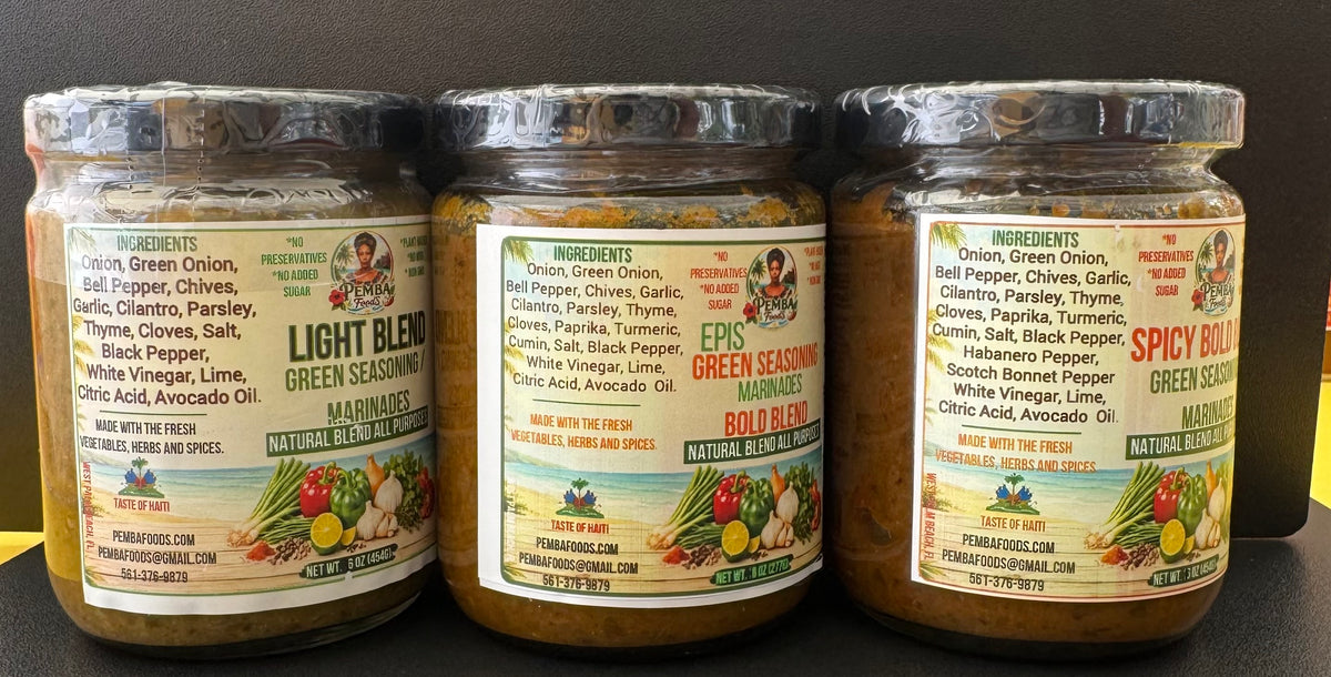 Green Seasoning (EPIS) Marinades variety packs