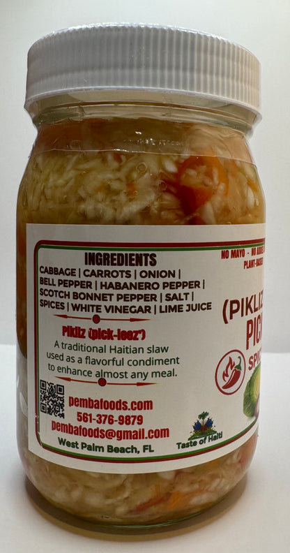 Pickled Cabbage Slaw (SPICY) PIKLIZ